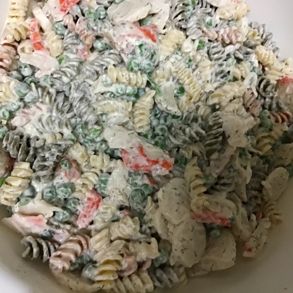 Easy Crab Pasta Salad