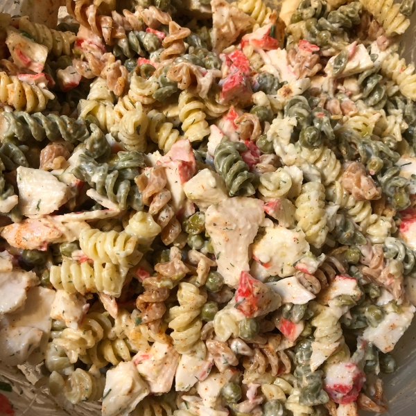 Easy Crab Pasta Salad