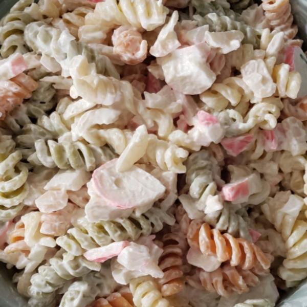 Easy Crab Pasta Salad