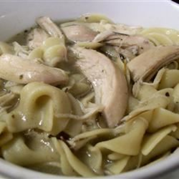 Rosemary Chicken Noodle Soup