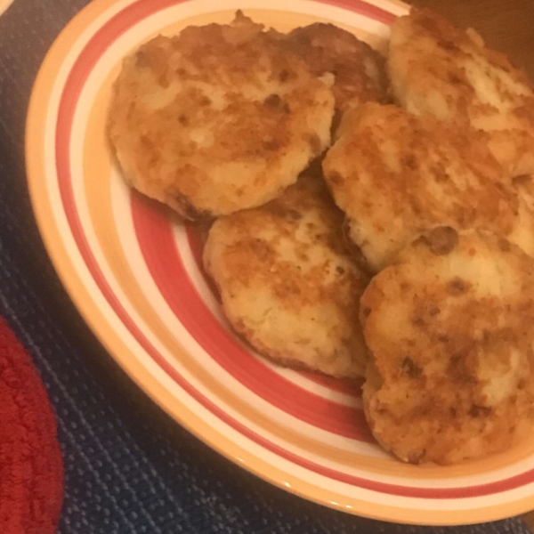 Loaded Mashed Potato Cakes