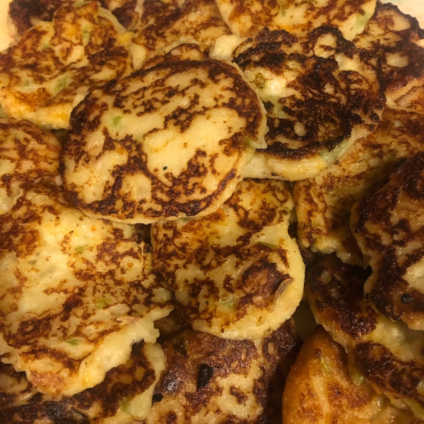 Loaded Mashed Potato Cakes