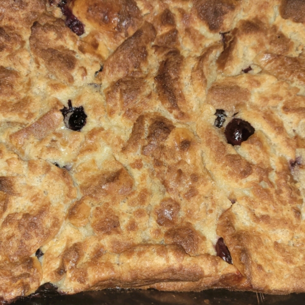 The Best Blueberry Bread Pudding