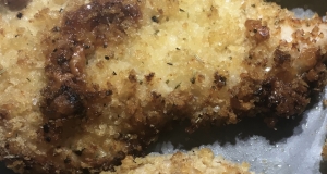 Simple Chicken Mayo with Parmesan and Bread Crumbs