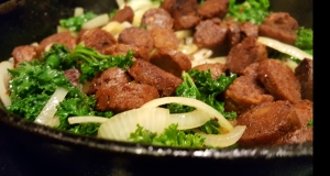 Field Roast®, Onions, and Kale