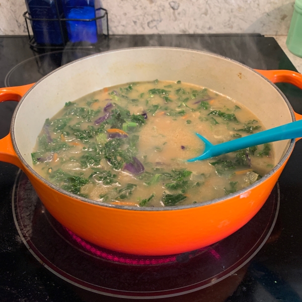 Vegan Kale and Chickpea Soup