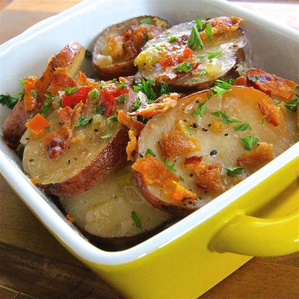 Slow Cooker German Potato Salad