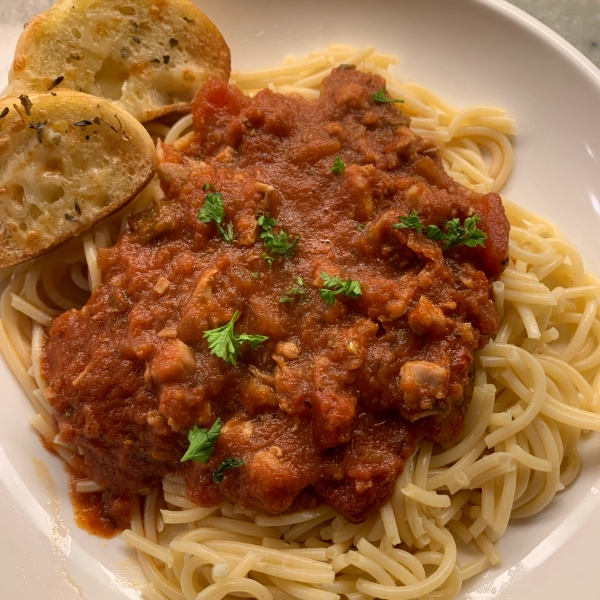 Linguine With Red Clam Sauce