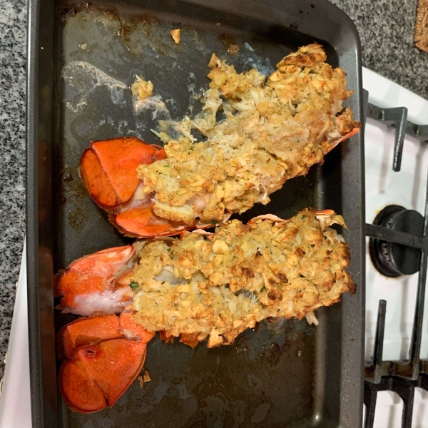 Crab-Stuffed Lobster Tail