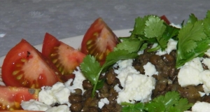 French Lentil Salad with Goat Cheese
