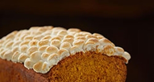 Pumpkin Spice Bread with Toasted Marshmallows