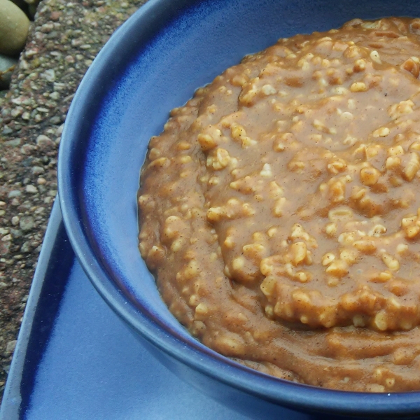 Slow Cooker Pumpkin Steel Cut Oats