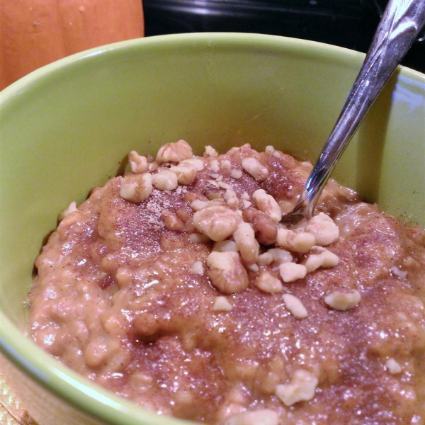 Slow Cooker Pumpkin Steel Cut Oats