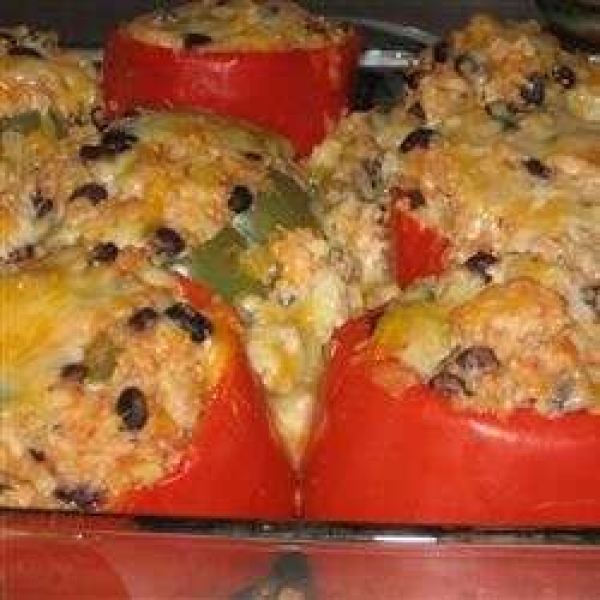 Millet-Stuffed Peppers