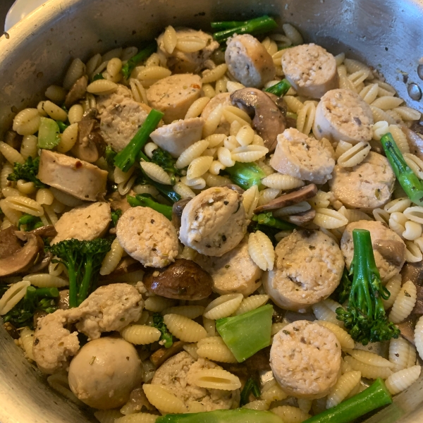 Orcchiette Pasta with Broccoli Rabe and Sausage