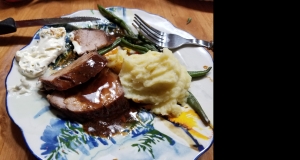 Pork Tenderloin with Mustard Sauce