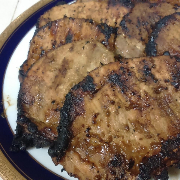 Dijon Grilled Pork Chops