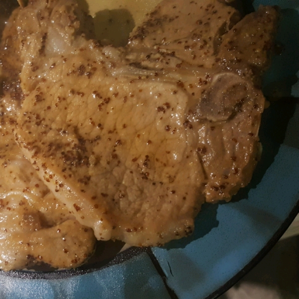 Dijon Grilled Pork Chops