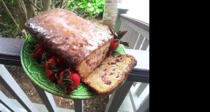 Strawberry Bread with Buttermilk Glaze