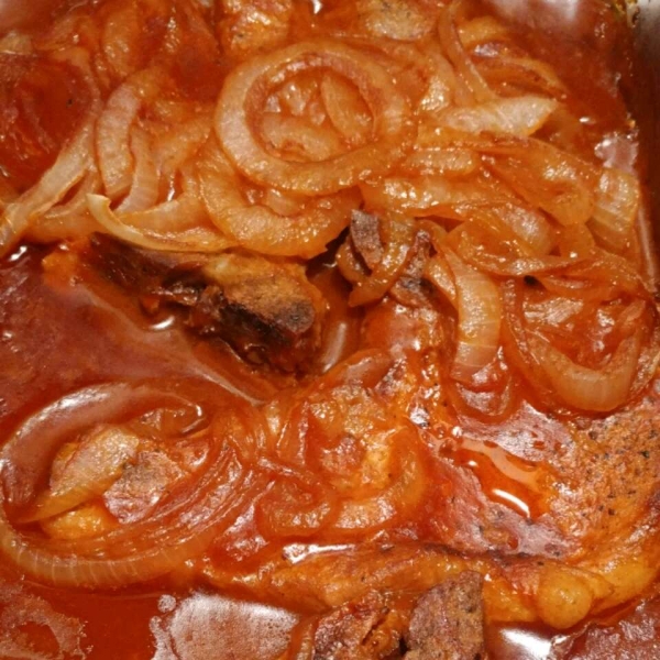 Pork Chops in Red Sauce