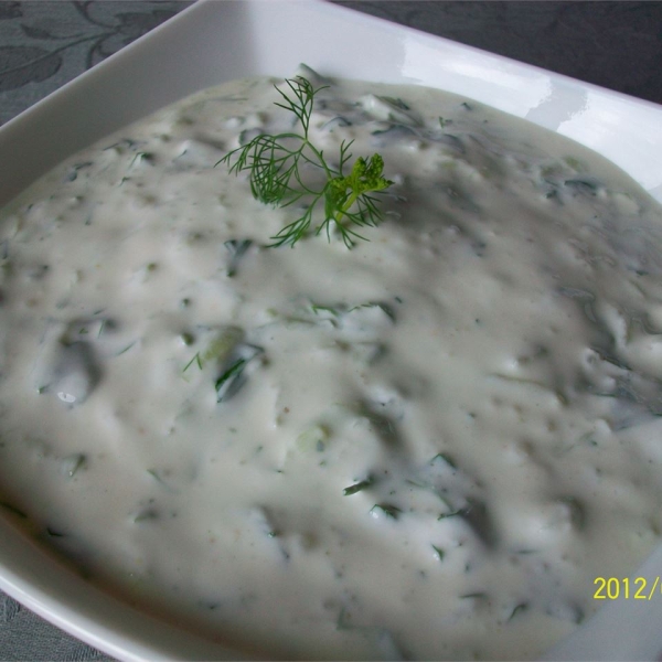 Tzatziki Sauce (Yogurt and Cucumber Dip)