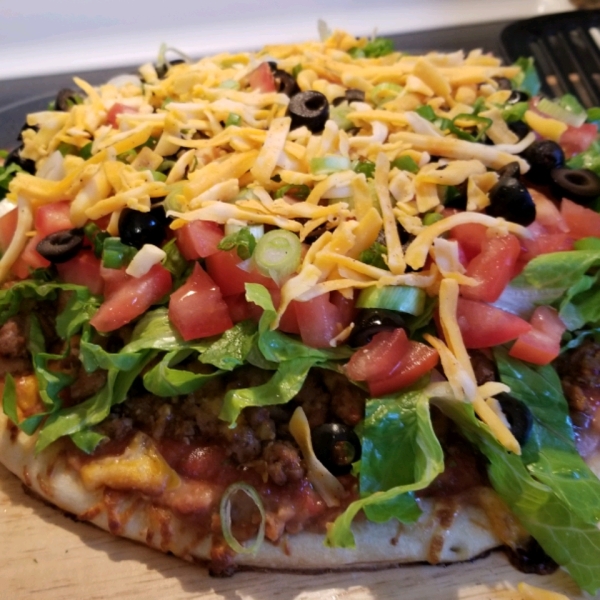 D's Taco Pizza