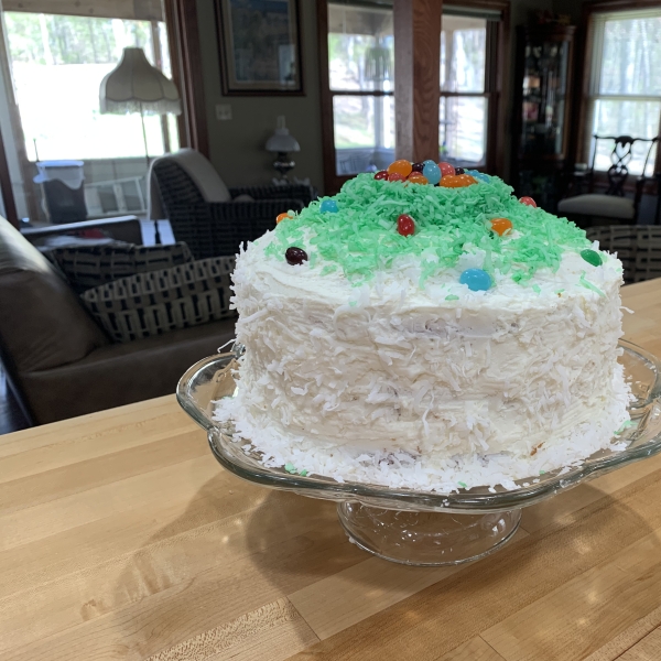 Coconut Easter Cake