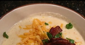 Slow Cooker Loaded Potato Soup