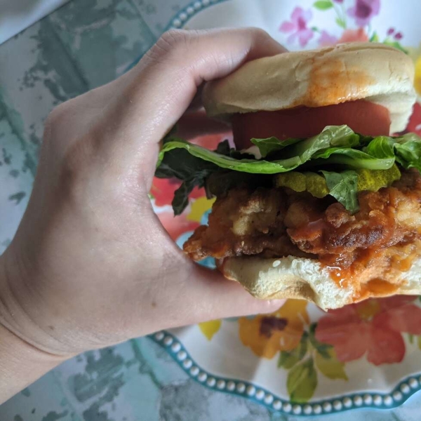 Fried Buffalo Chicken Sandwiches