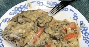 Chicken and Wild Rice Slow Cooker Dinner