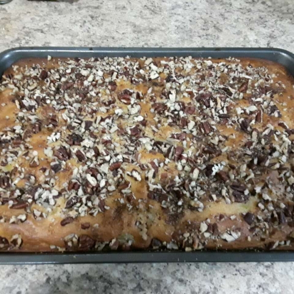 Pecan Pineapple Coffee Cake