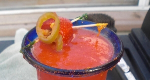 Ultimate Frozen Strawberry Jalapeno Margarita