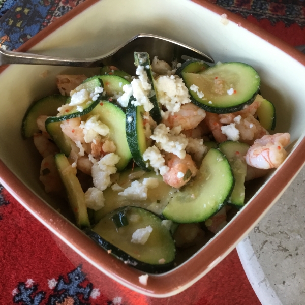 Shrimp and Zucchini Rice Bowl