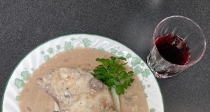 Creamy Drunken Mushroom Pork Chops