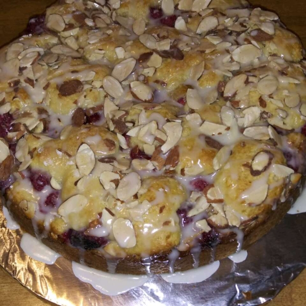 Raspberry Almond Coffee Cake
