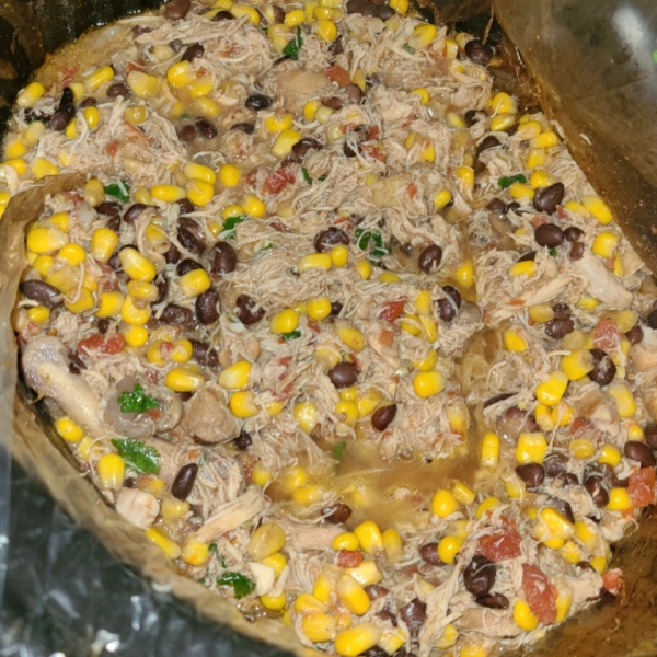 Easy Slow Cooker Santa Fe Chicken