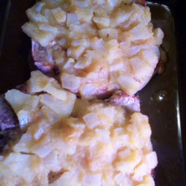 Applesauce Pork Chops
