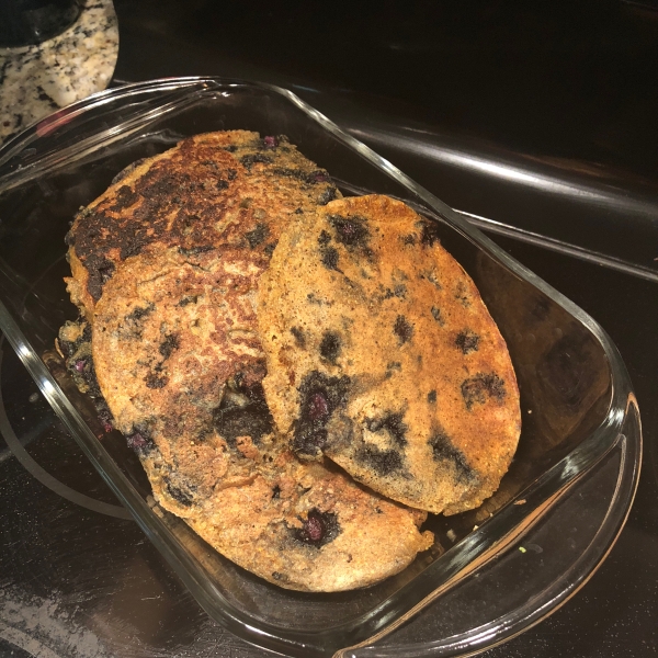 Blueberry Cornmeal Pancakes