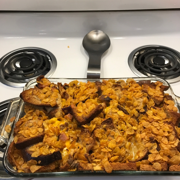 Overnight Corn Flake Bake