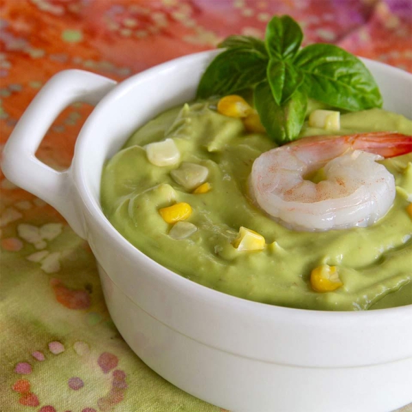 Cool Avocado-Corn Soup Recipe