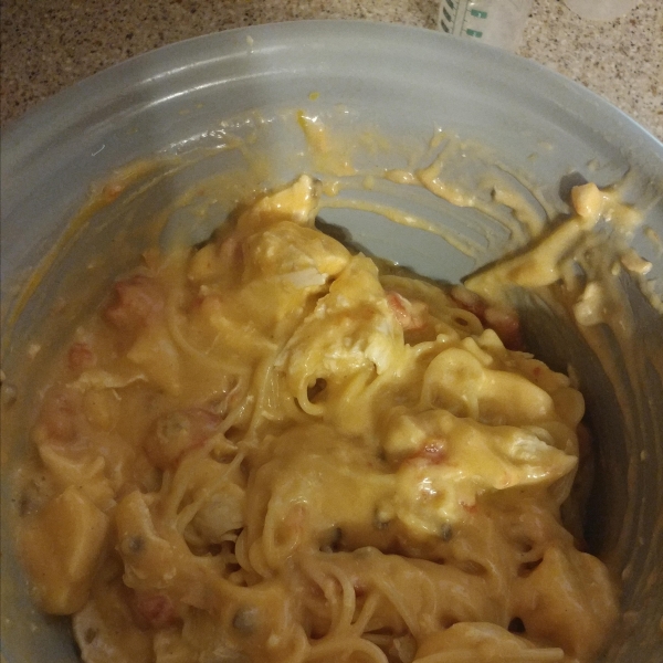 Slow Cooker Spaghetti Chicken