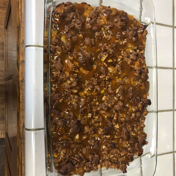 Pumpkin French Toast Bake