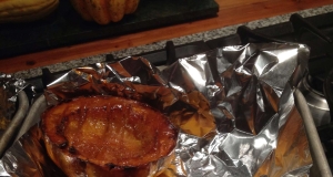 Roasted Acorn Squash and Crawfish Bisque