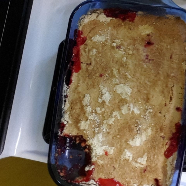 Aunt Kaye's Rhubarb Dump Cake