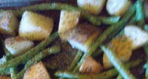 Roasted Green Beans and Baby Red Potatoes
