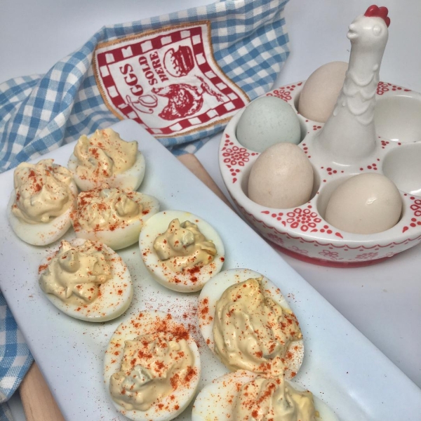 Big Game Deviled Eggs