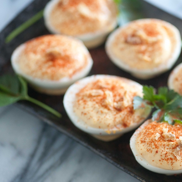 Big Game Deviled Eggs