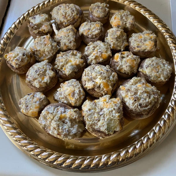 Artichoke Stuffed Mushrooms