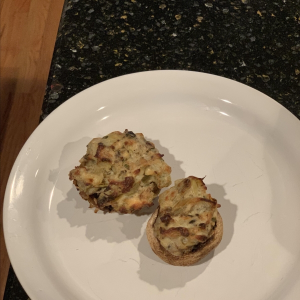 Artichoke Stuffed Mushrooms