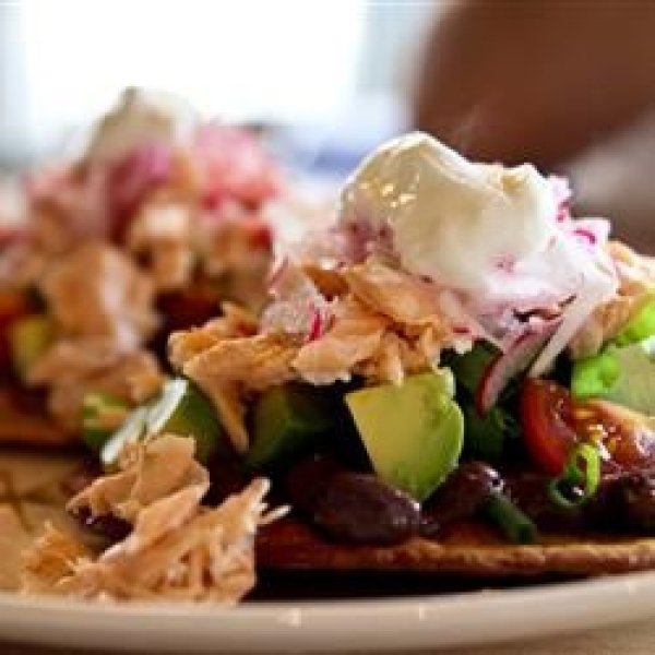 Summer Salmon Tostadas